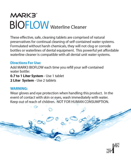 BioFlow Waterline Cleaner 60 Tablets/Bx #7680 - MARK3