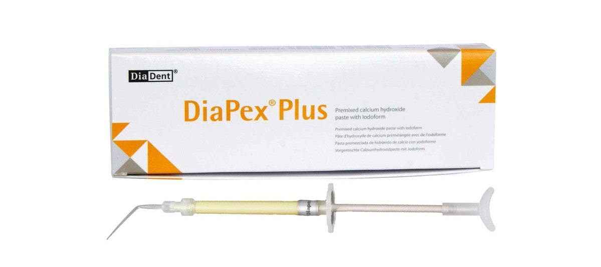 DiaPex Plus Kit 2g Syringe+20 Tips Calcium Hydroxide Paste with lodoform #A1001-501 - 1/P