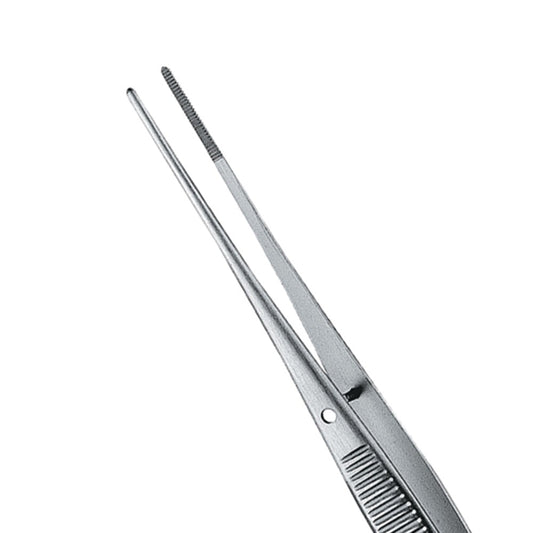 Semken Dressing Forcep, Serrated, Straight, 12CM - HiTeck Medical Instruments