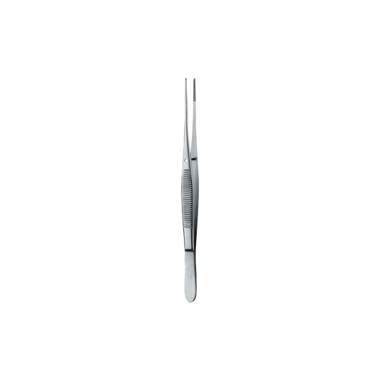 Semken Dressing Forcep, Serrated, Straight, 12CM - HiTeck Medical Instruments