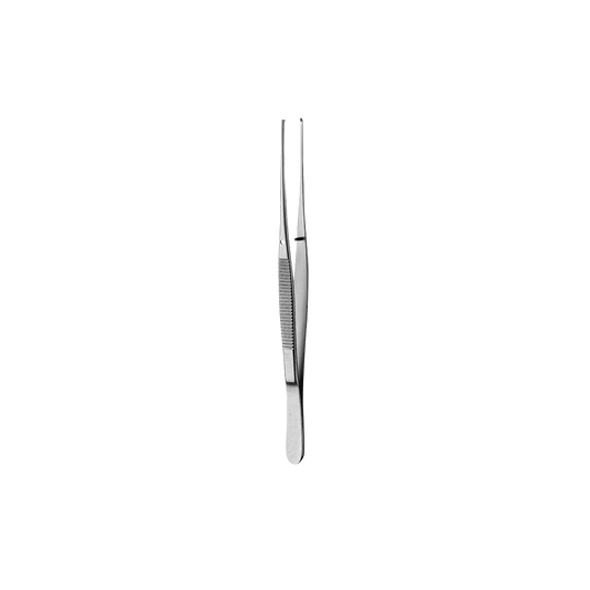 Semken Tissue Forcep, 1x2 Teeth, Straight, 12.5CM - HiTeck Medical Instruments