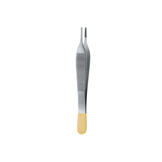 Adson Brown Grasping Forcep, 3x4 Teeth, Tungsten Carbide, 12CM - HiTeck Medical Instruments
