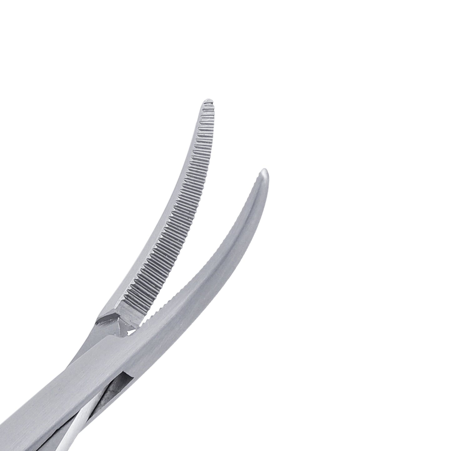 Halstead Mosquito Forcep, Curved, Serrated, 12CM - HiTeck Medical Instruments