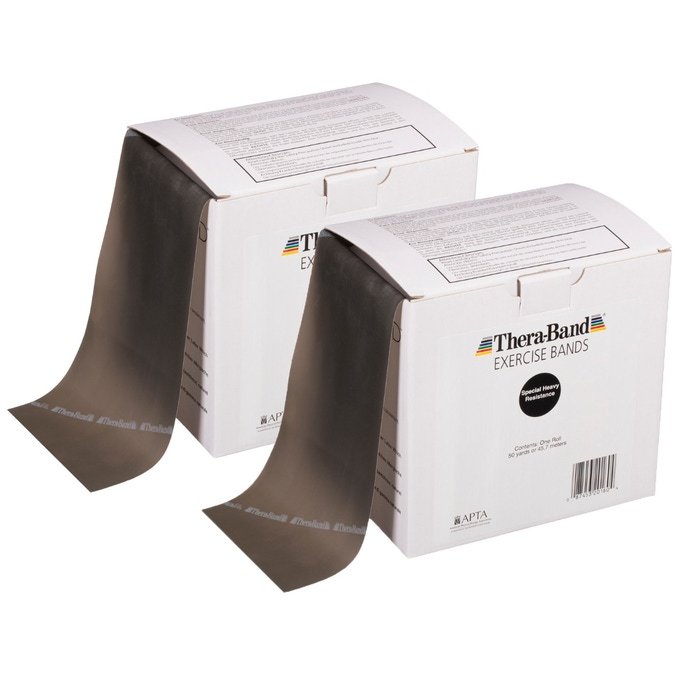 THERABAND Professional Latex Resistance Bands, 100- Yards, Special Heavy