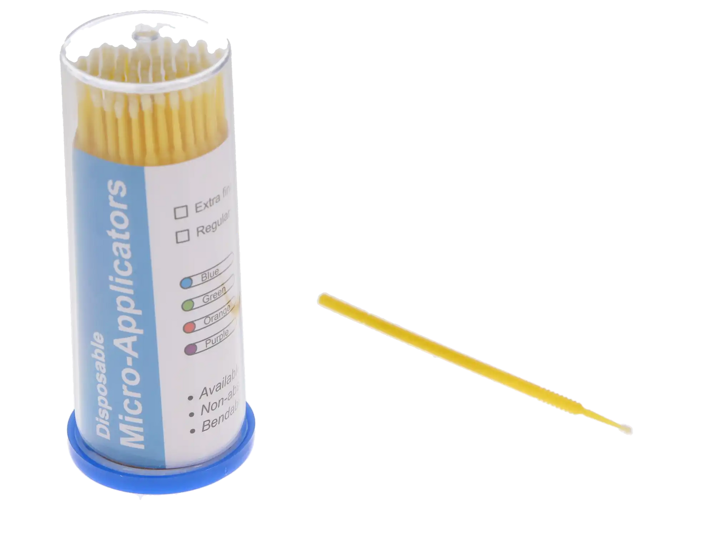 HSB-Micro-Brush Disposable Applicators, Fine, Green, 4 x 100/Pk, 101310