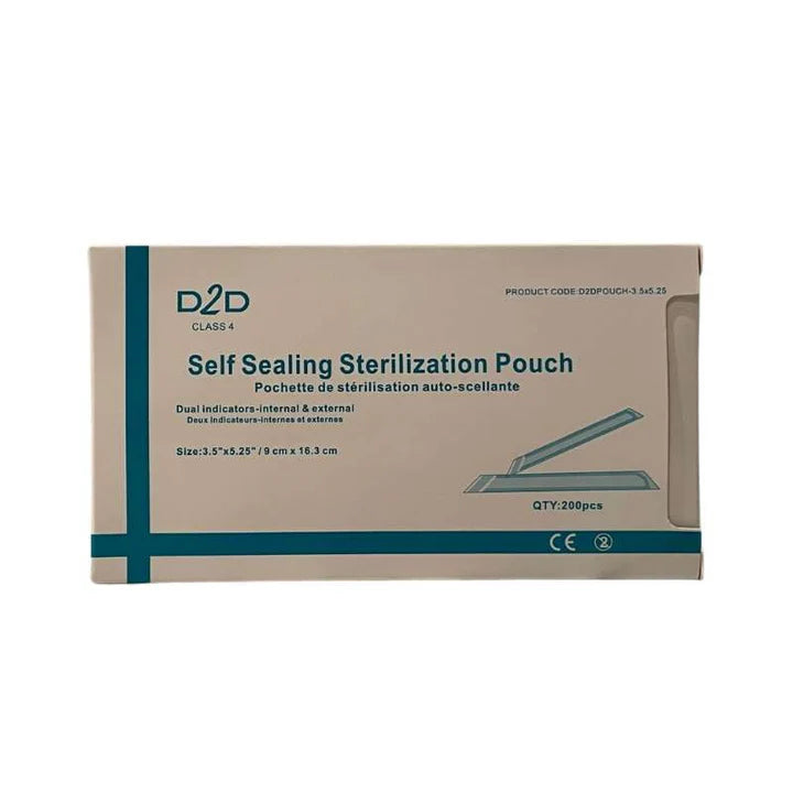 D2: Sterilization Pouches 200/box 7.5"X13" - SP106