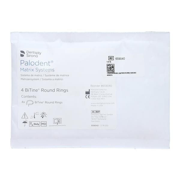 Dentsply Sirona Palodent® Sectional Matrix System – BiTine® Ring Refill, 4/Pkg | DE-659040