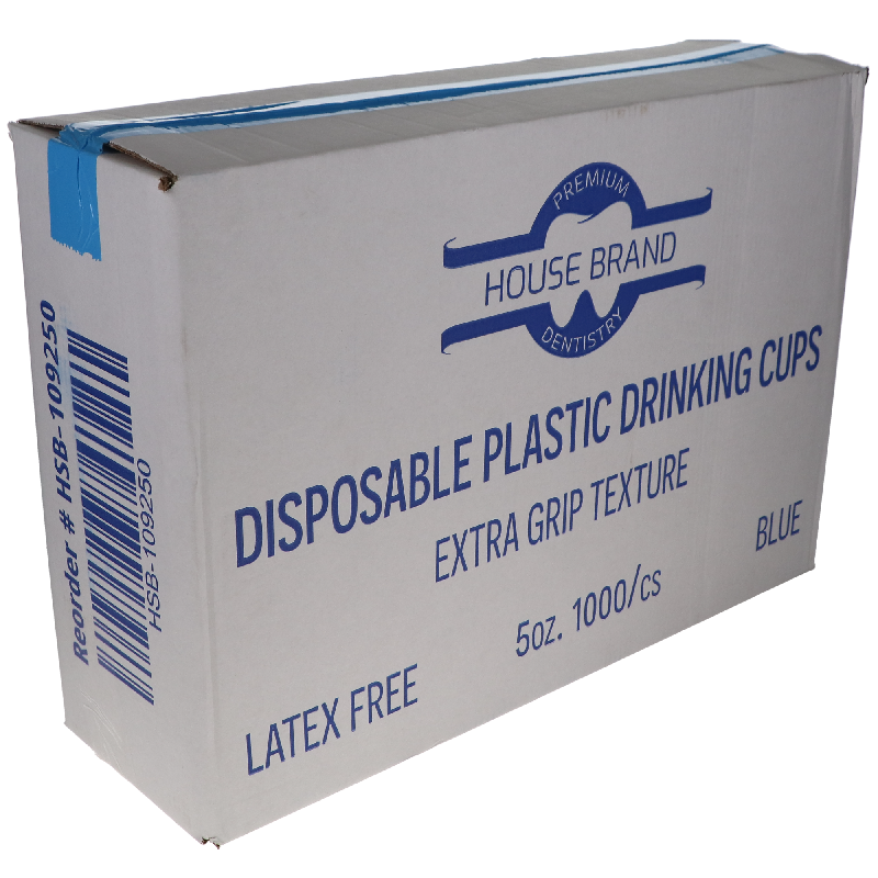 HSB- Plastic Cups 5oz. 1000/Cs Blue