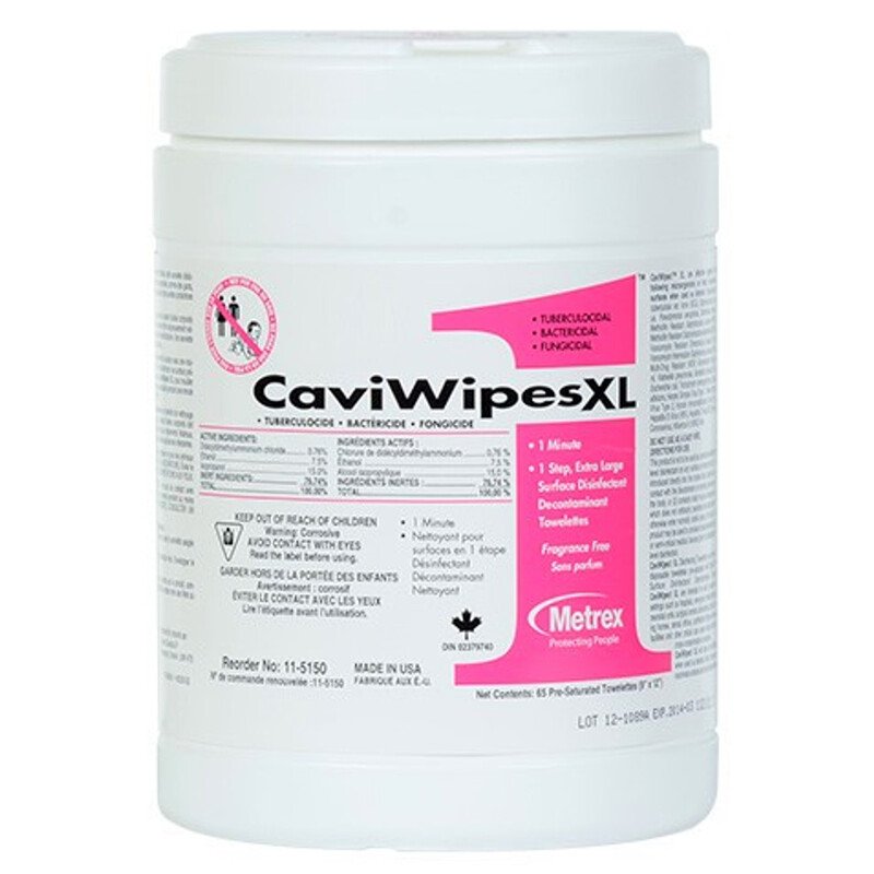Metrex CaviWipes1™ Surface Disinfectant Towelette Wipes | MET-11-5150