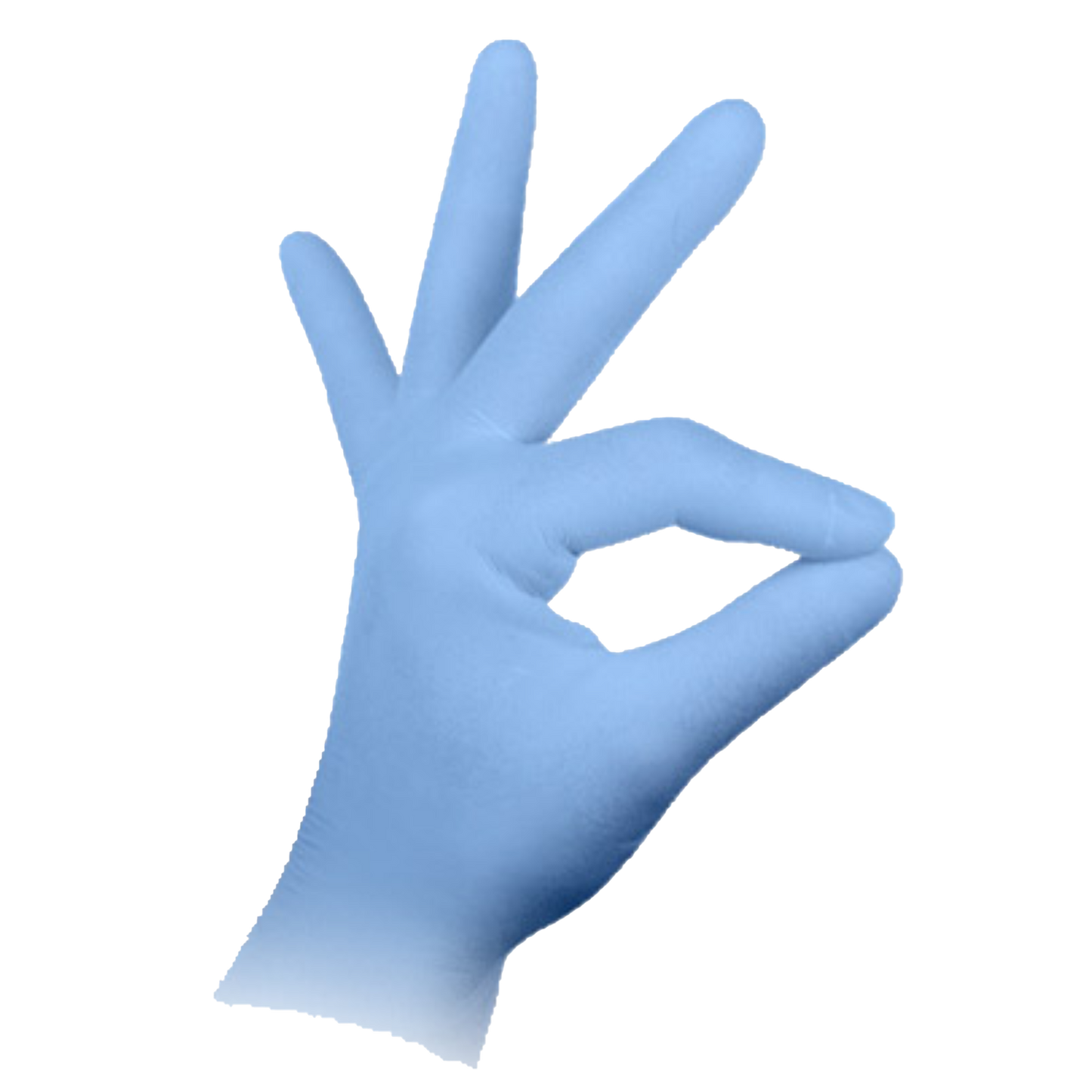 Medicom: SafeBaSicS TrueFit Blue PF Nitrile 300/Box - Large Gloves - 1185-D