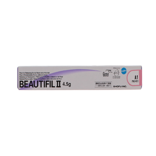 Shofu Beautifil II, Light-Cure, Syringe Refill, Universal Viscosity, 4.5 g, 1/Pk, 1401