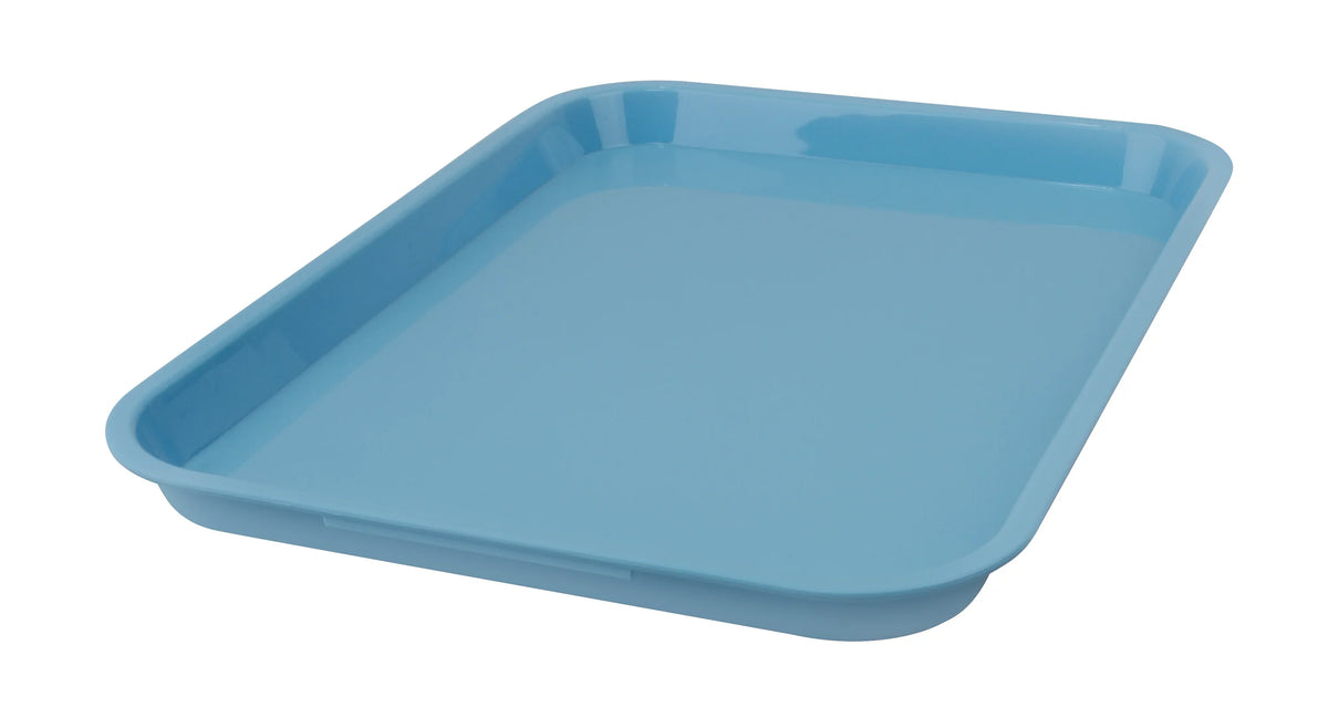 Lockable Set Up Mini Flat Tray Size F 9 5/8" x 6 5/8"x 7/8"(Compare to Zirc) - Purple F Mini