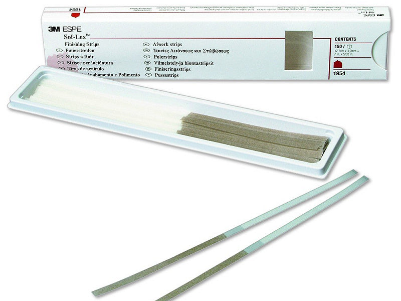 Soflex Finishing Strips #1954 Coarse/Medium , 150/Box - 3M