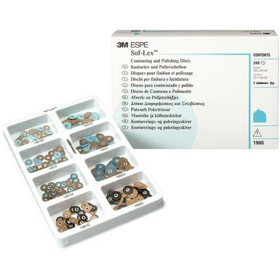 Sof-Lex Contouring and Polishing Kit, Assorted, 1/Pk, #1980 (SofLex) - 3M