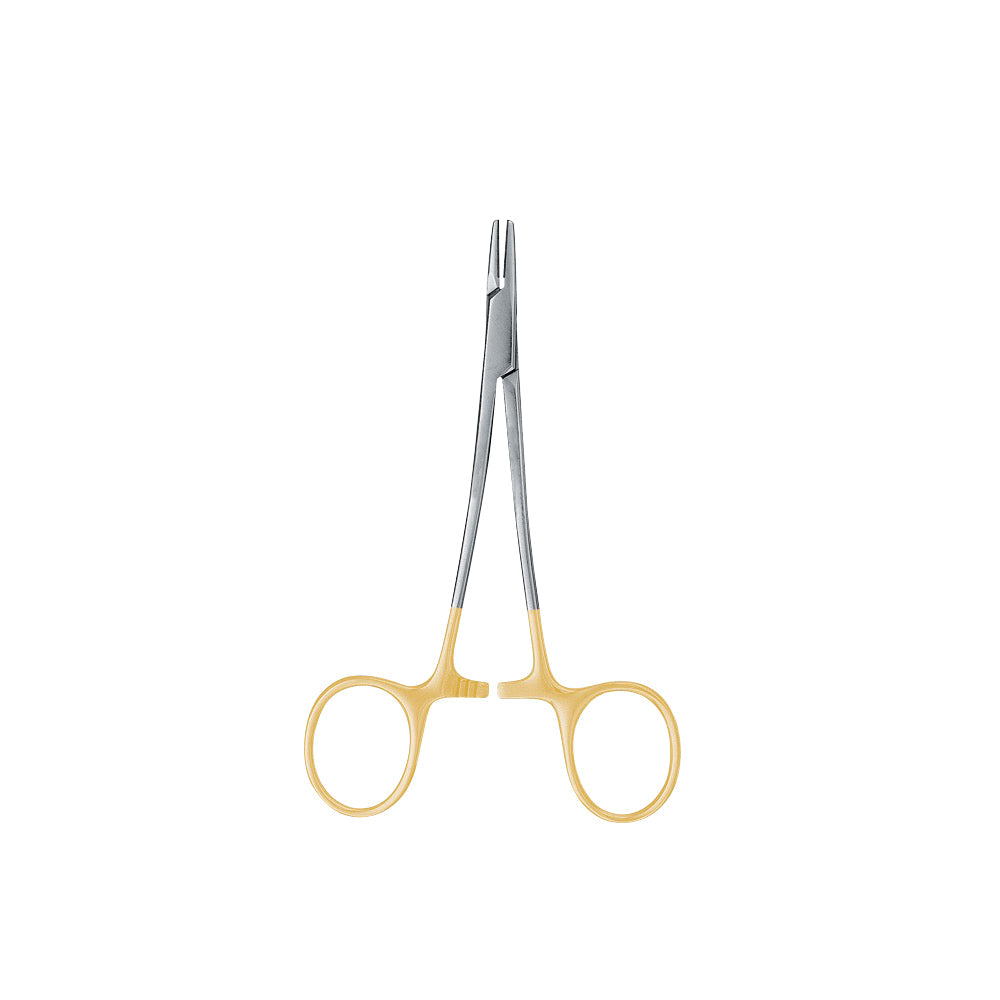 Halsey Smooth Needle Holder, 13CM, Tumgsten Carbide (8-0,9-0,10-0) - HiTeck Medical Instruments