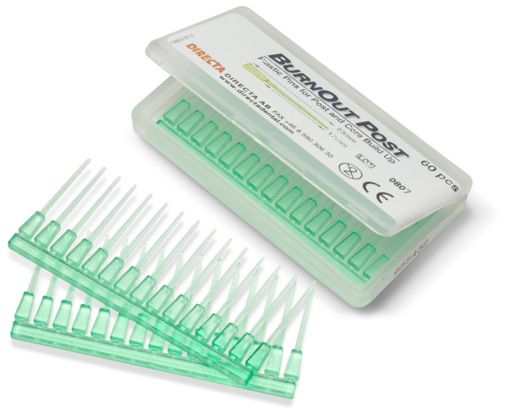Directa, BurnOut Posts-Plastic Cast Pins 60/Pk #655432