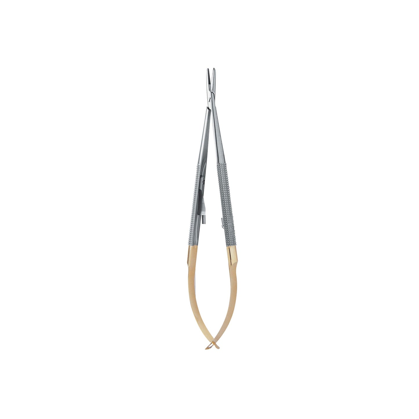Barraquer Needle Holder with Tungsten Carbide, Locking, Straight, 14CM - HiTeck Medical Instruments