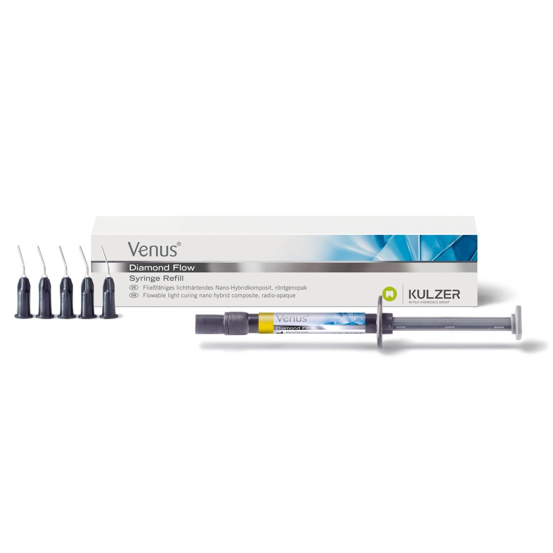 Venus Diamond Flow Flowable, Light-Cure, Syringe Refill, 1.8 g - Shade Baseliner