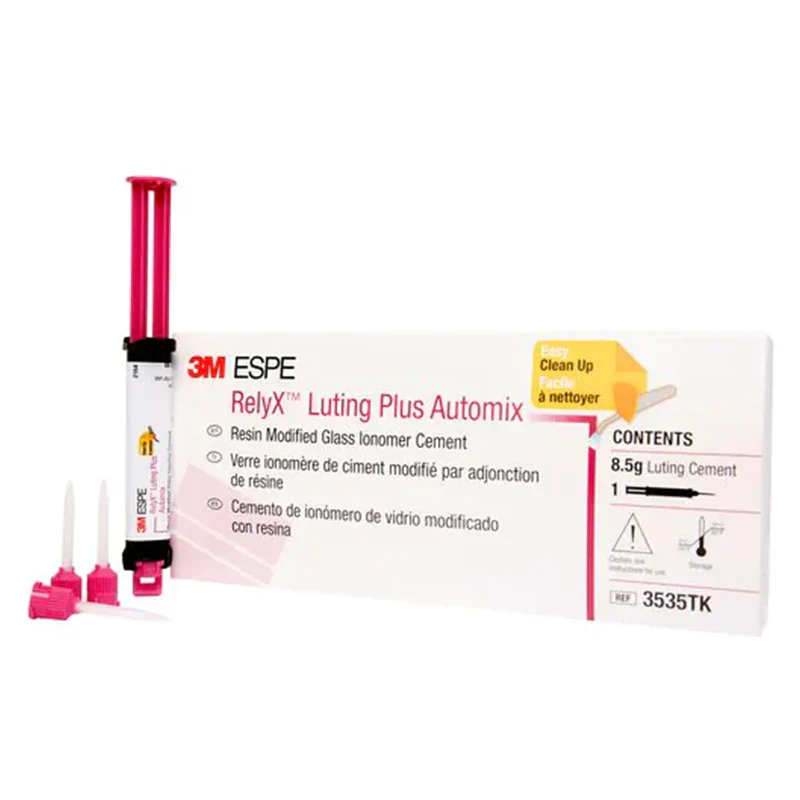 3M RelyX Luting Plus Automix Trial Kit 3M - 3535TK | Self-Adhesive RMGI Cement Starter Kit for Crown & Bridge