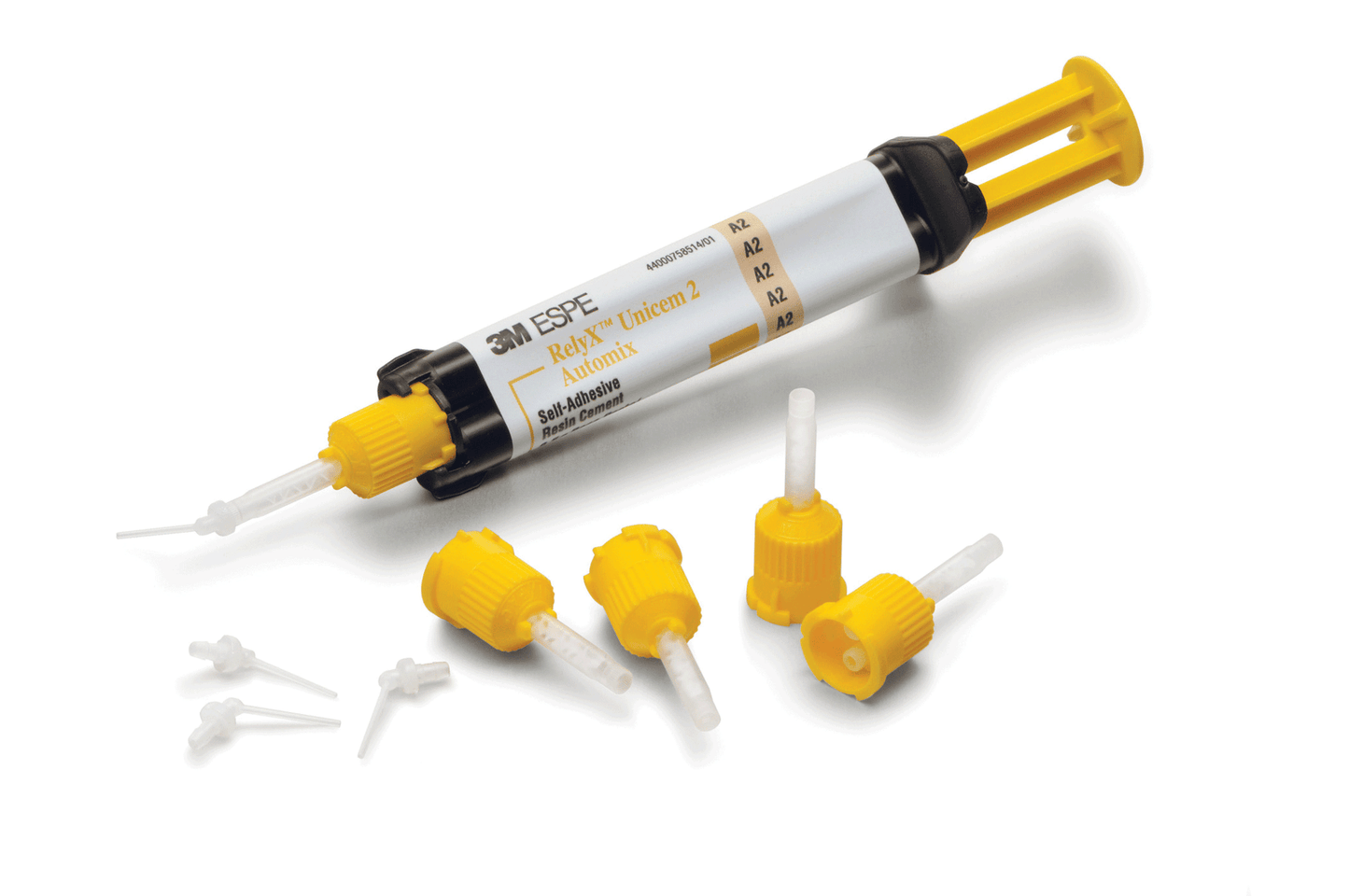 RelyX Unicem 2 Self-Adhesive Resin Cement, Automix Syringe Refill, 8.5 g, A2 Universal, 1/Pk