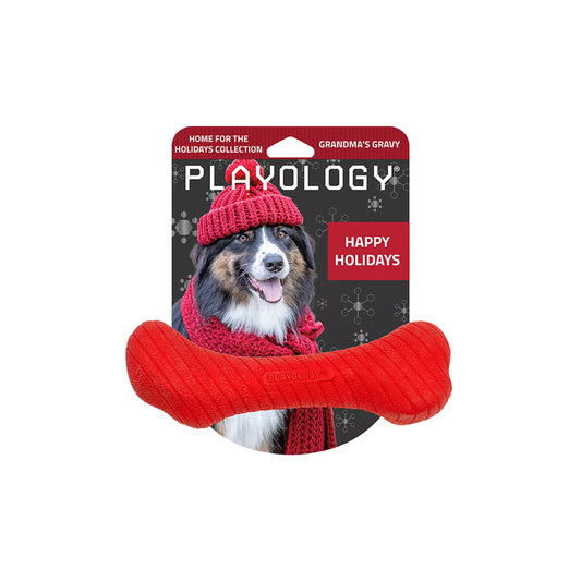 Playology Holiday Mom's Turkey Scented Crunch Bone Dog Toy, Jumbo (Item #5371987) (Copy)