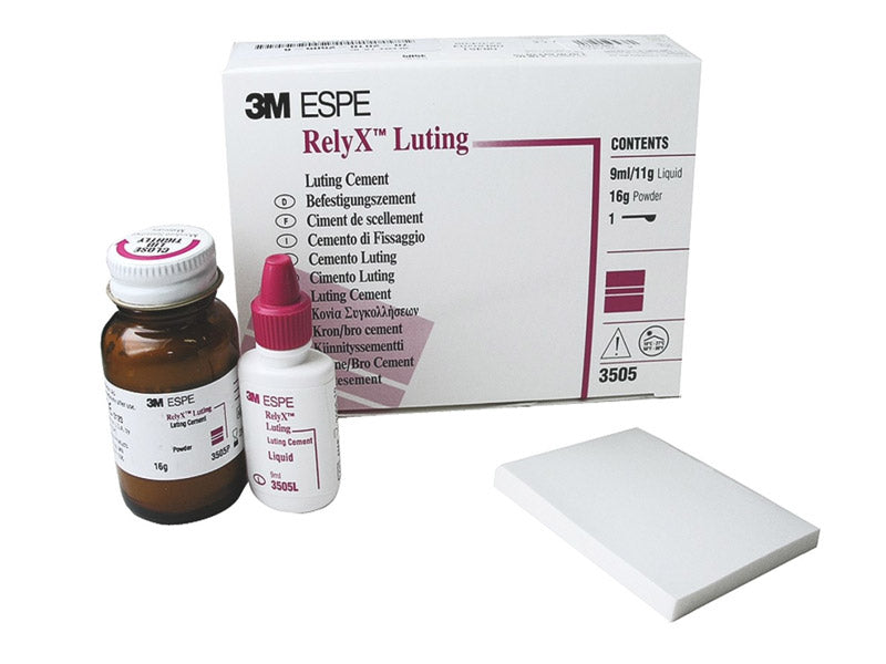 Relyx Luting Intro Kit 16g Powder, 9ml Liquid #3505 Glass Ionomer Permanent Cement - 3M