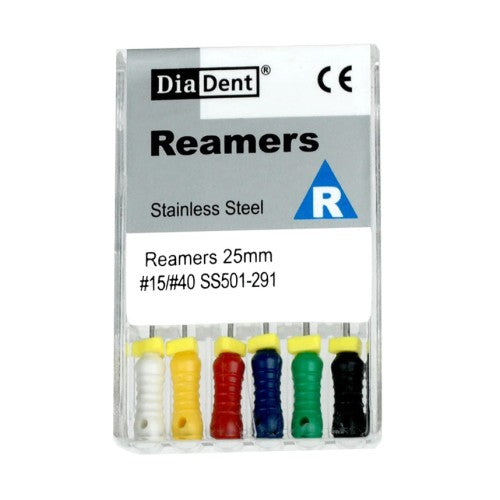 Diadent Reamers 25mm 6 Files/box - #8
