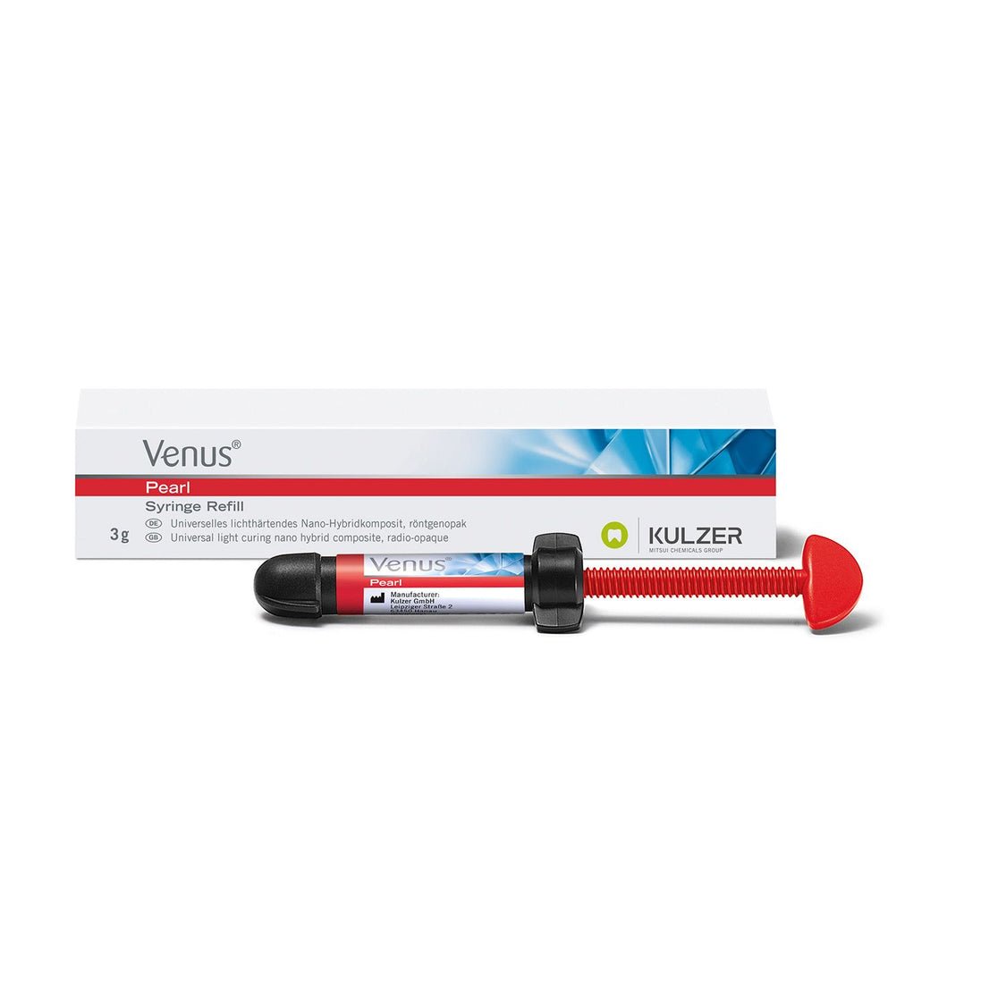 Venus Pearl Nanohybrid Bulk Fill, Light-Cure, Syringe Refill, Universal Viscosity, 3 g, 1/Pk - Shade CL
