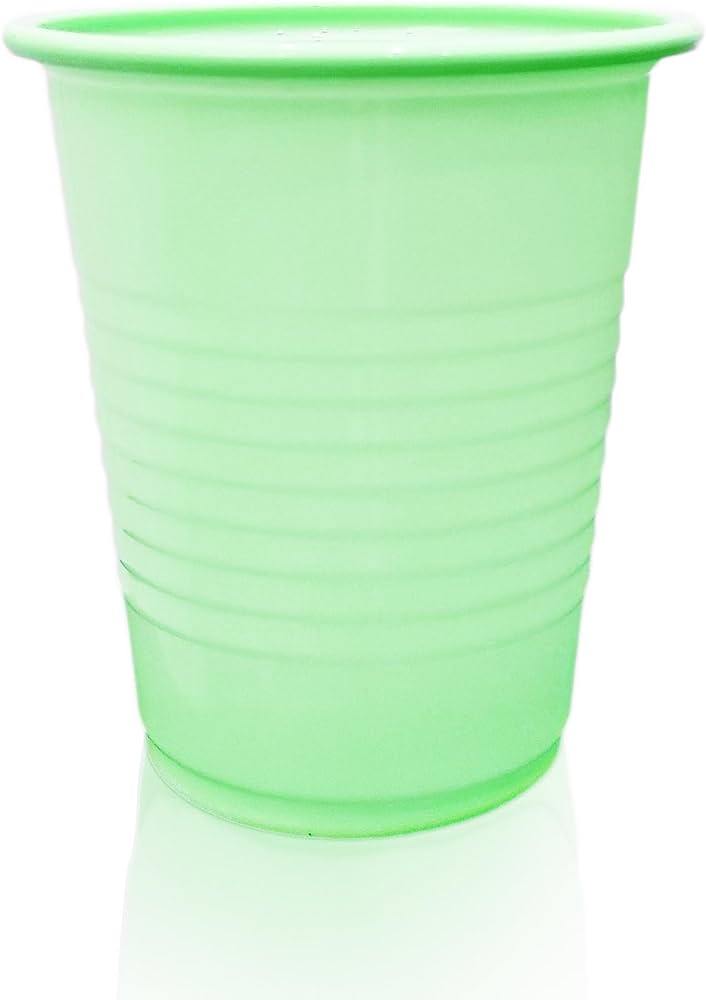 Safe Dent Disposable Plastic Cups 5oz , 1000/Case - White - Safe-Dent