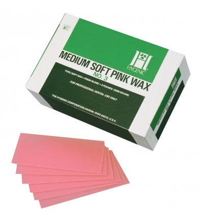 Medium Soft Wax Materials No 3 , Pink Base Plate Wax,#H00806 - 1lb