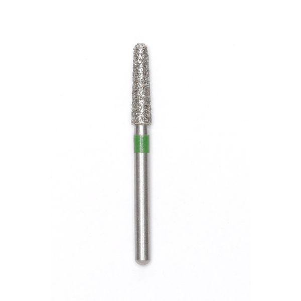 Diamond Burs 856L-025C 25/Pk Round End Taper , Crown Kut & Zirconia