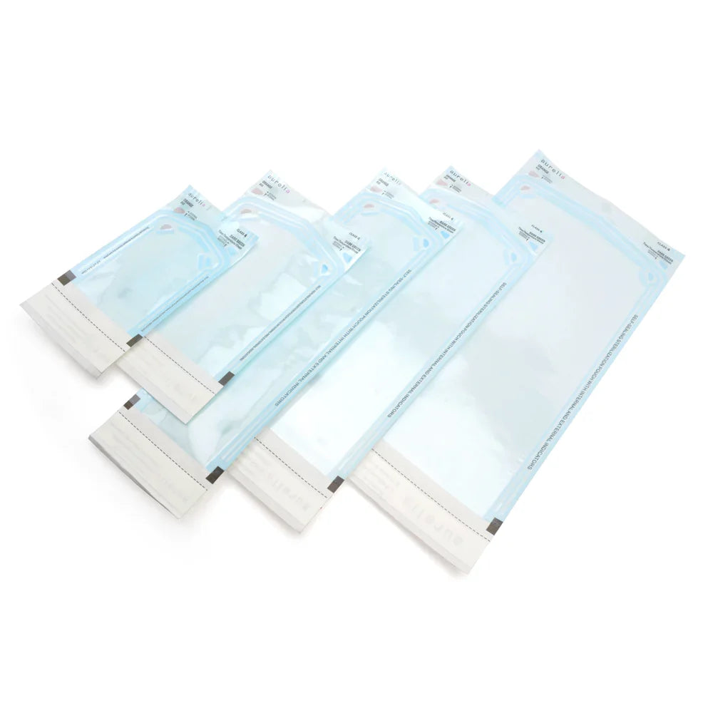 Supermax, Aurelia Sterilization Pouches, Class 4 200/Box - 2.75"x9" 200/Box