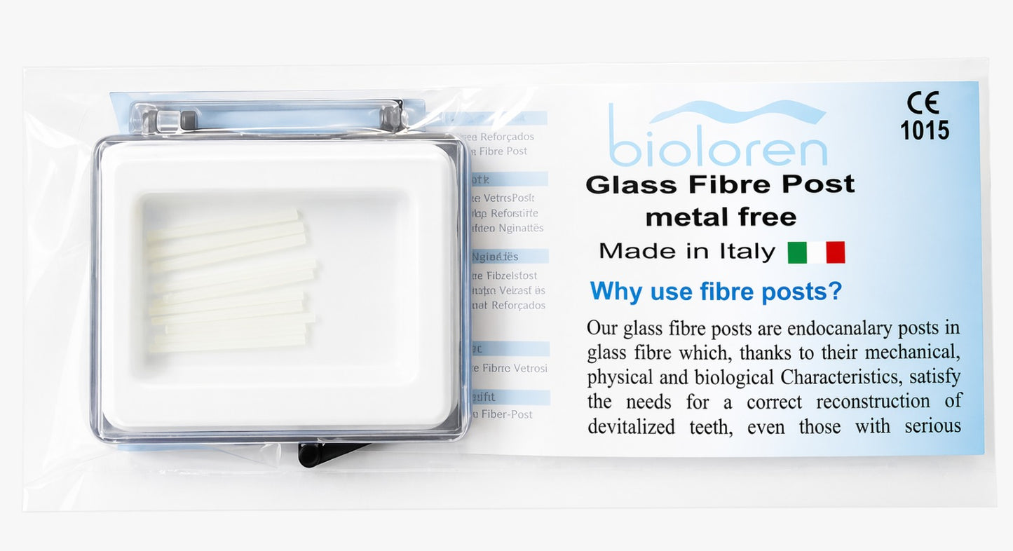 Ammdent Bioloren Glass Fiber Post Dental Endodontic Post