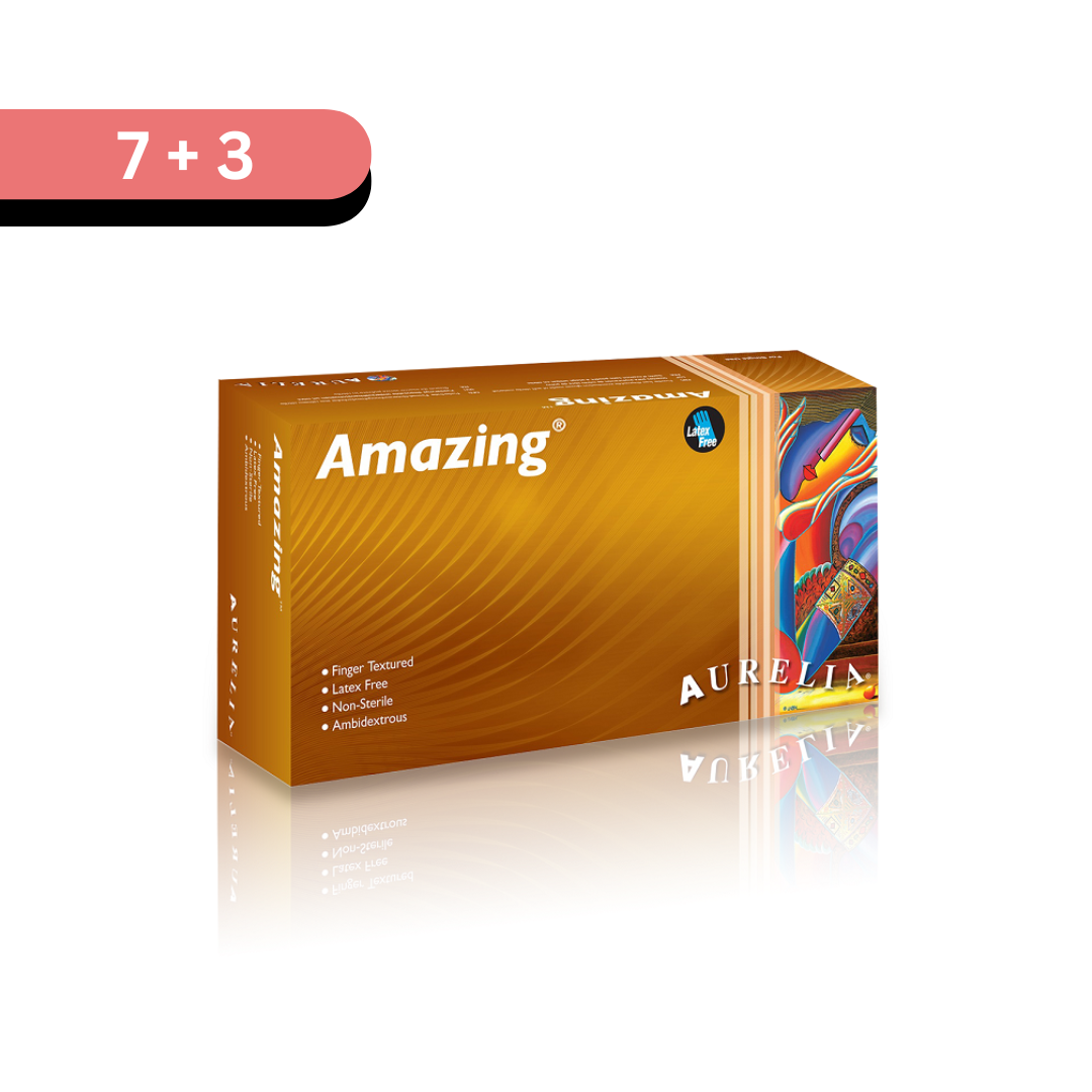 Dental Disposables, Aurelia Amazing PF Bx/300 Violet Nitrile Gloves