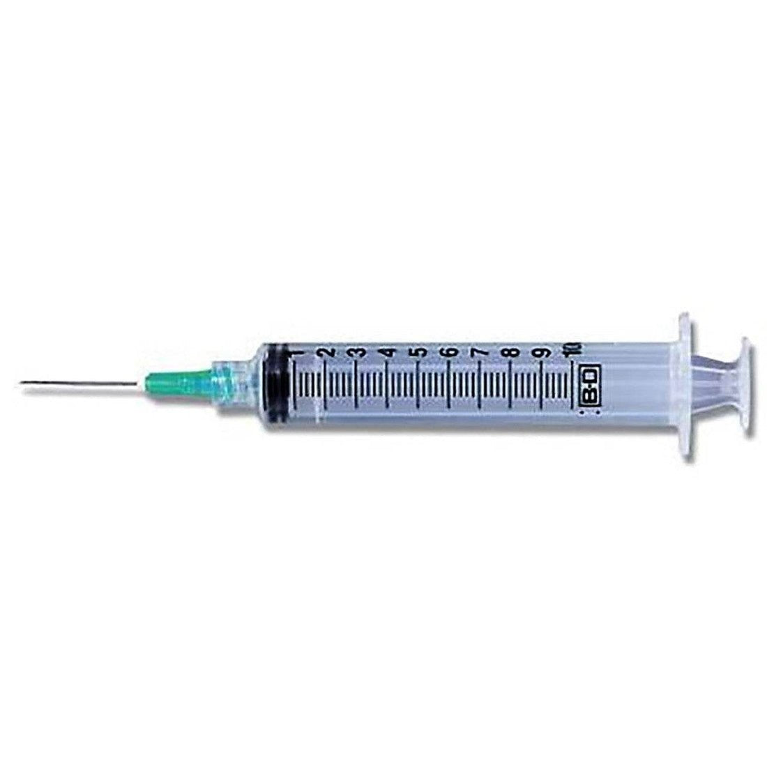 BD Luer-Lok Syringe with Detachable PrecisionGlide Needle 21G x 1-1/2" 10 mL (100 count)