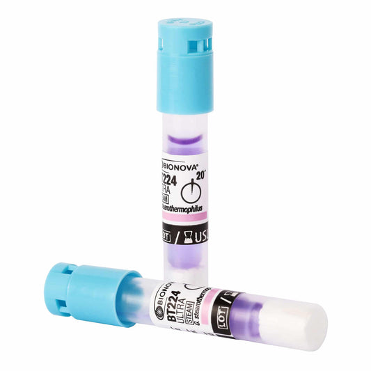 Bionova Rapid Read Out Biological Indicator Vials 20 Minutes or 1 Hour , 50/Box