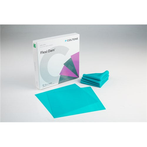 (Buy 3 Get 1 Free) Hygenic, FlexiDam 6"x6" Rubber Dam Non Latex 30/Box #H09945 #15482