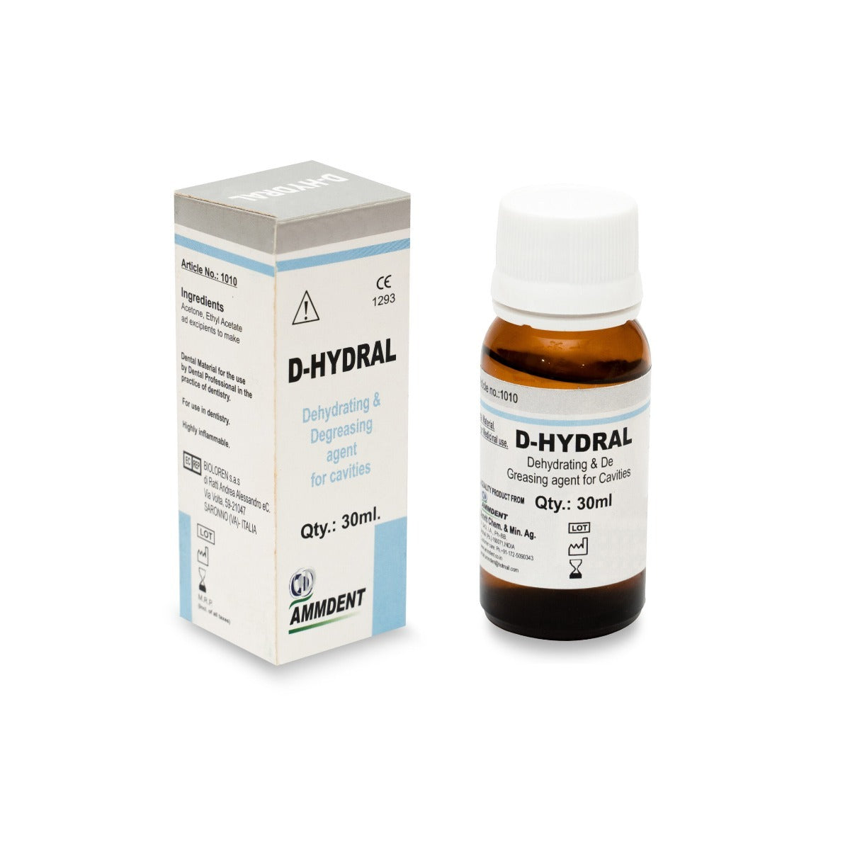 D-Hydral Cavity Dehydrating & Degreasing Agent 30mL