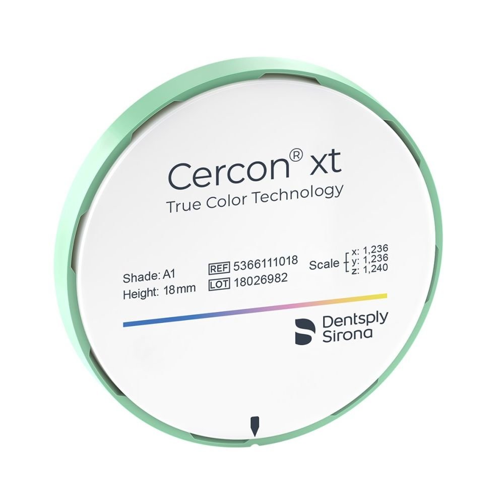 Cercon® XT Discs, 98 mm Diameter, 14 mm Shade D4
