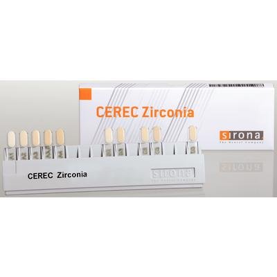 CEREC Zirconia Block Shade Guide