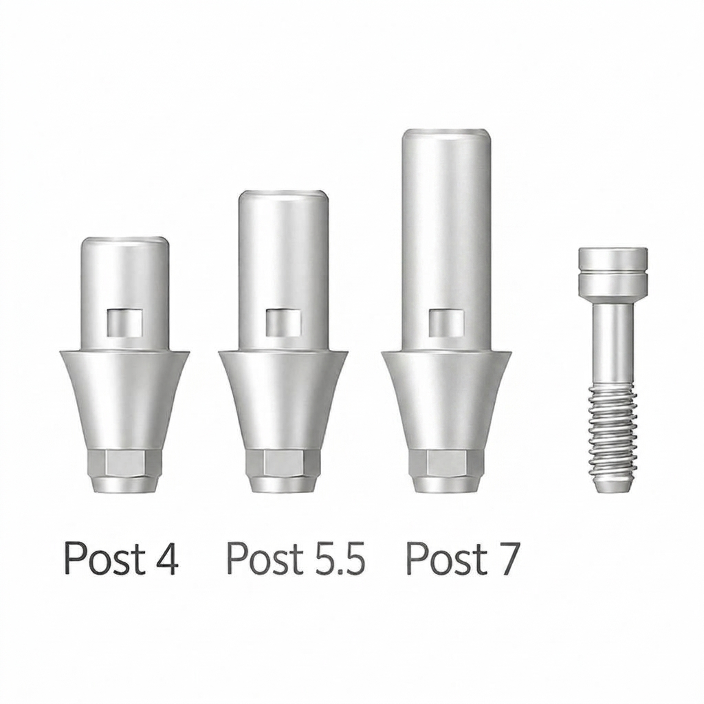 DIO Hybrid Link Ti-Base – Regular & Wide Implant Abutment