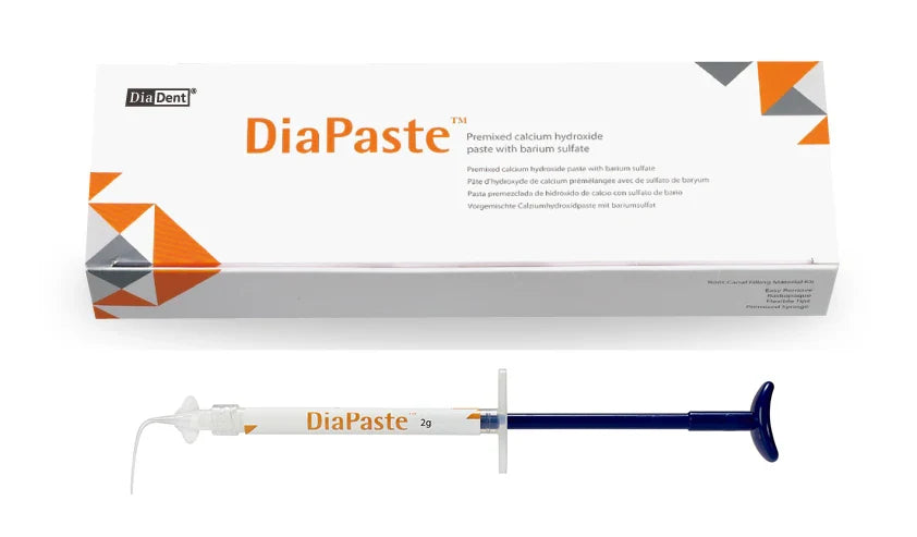 Diapaste Regular Kit 2g Paste+ 20 tips #A1001-401 calcium hydroxide barium sulfate - DiaDent