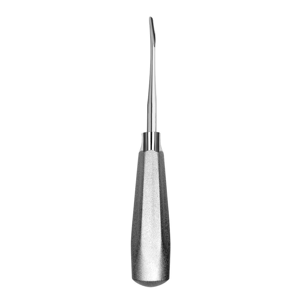 Luxating Elevator, Curved, Serrated, 4MM - HiTeck Medical Instruments
