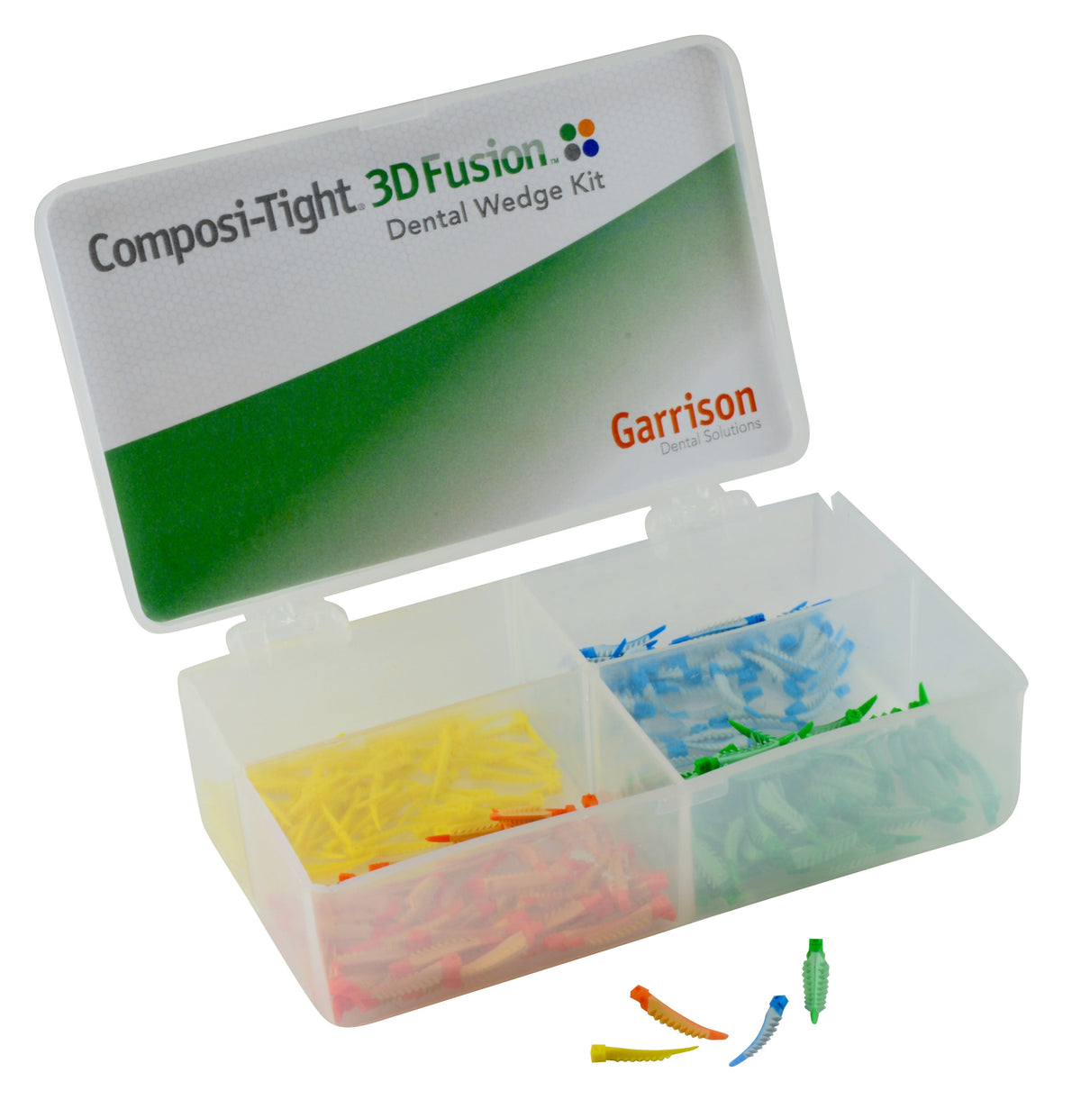 Garrison, Composi Tight 3D Fusion Ultra adaptive Wedges , 100/PK #FXK4-FXBL - XS Yellow FXYL