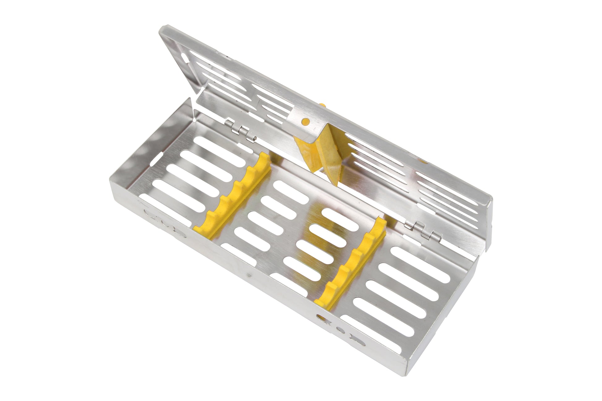 Sterilization Cassette for 5 Instruments - 180x70x22, W/O Lock, Non Detatchable - HiTeck Medical Instruments