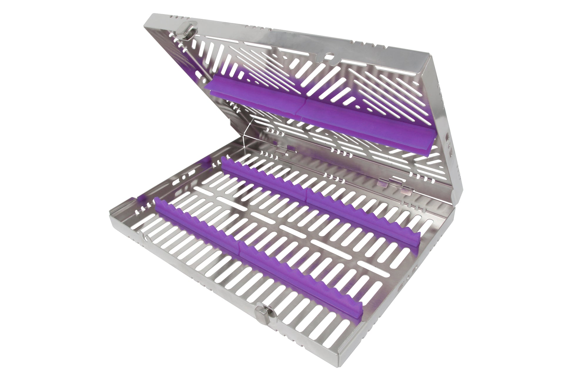 Sterilization Cassette for 20 Instruments - 280x200x35, Detachable - HiTeck Medical Instruments