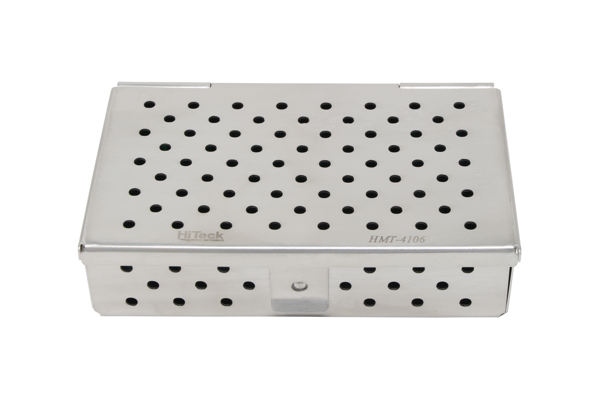 Sterilization Cassette for Clamps & Small Parts, With Silicone Mat - 100x60x25, Non Detachable - HiTeck Medical Instruments