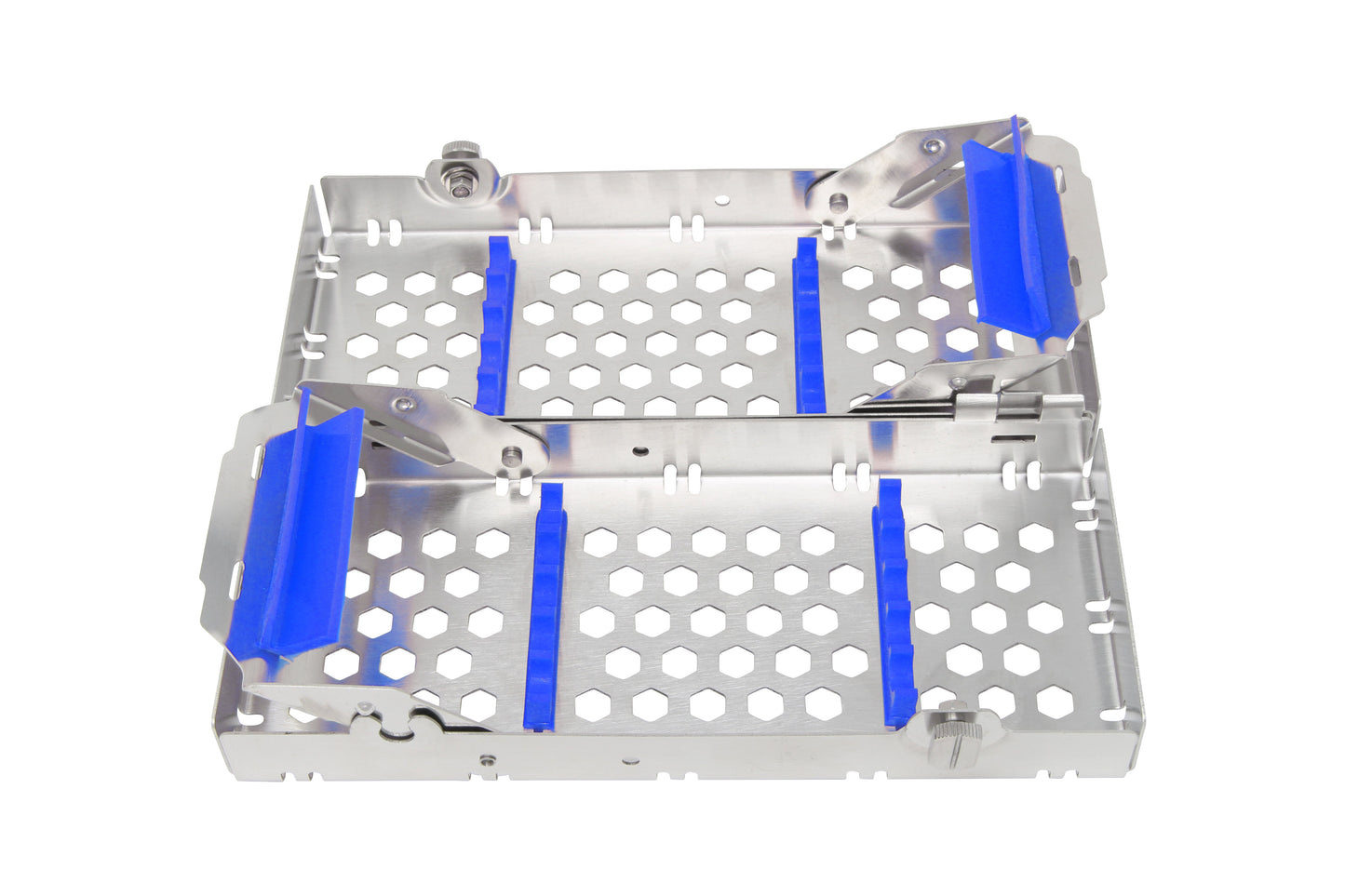Sterilization Cassette for 10 Instruments, Double Decker - 200x82x40, Detachable - HiTeck Medical Instruments