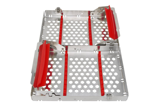 Sterilization Cassette for 20 Instruments, Double Decker - 200x132x40, Detachable - HiTeck Medical Instruments