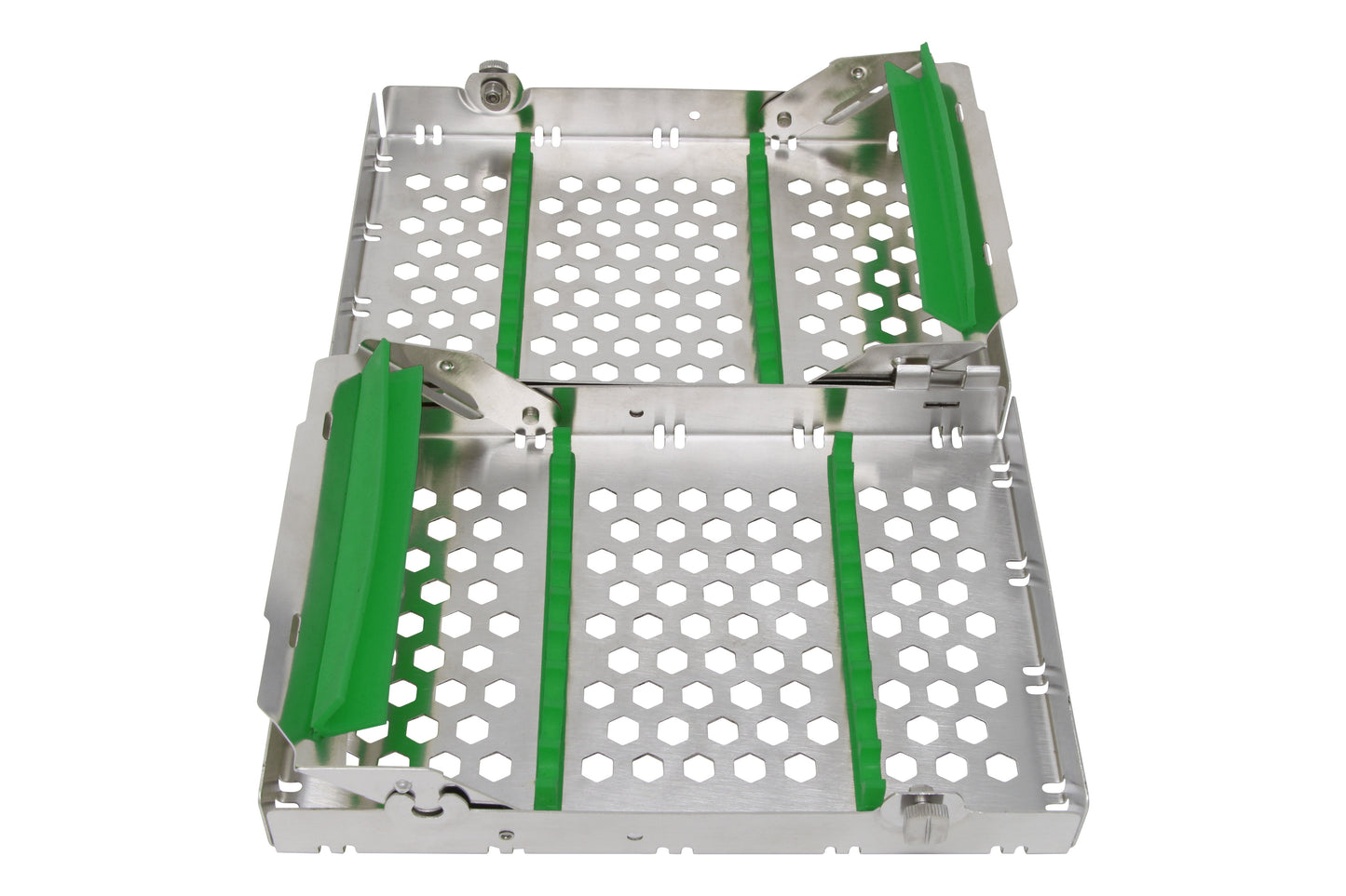 Sterilization Cassette for 20 Instruments, Double Decker - 200x132x40, Detachable - HiTeck Medical Instruments